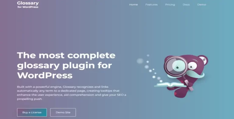 Glossary for WordPress