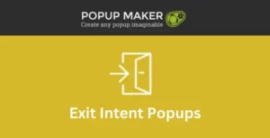 Popup Maker – Exit Intent Popups