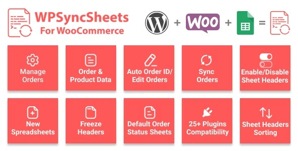 WooSheets WPSyncSheet - WooCommerce Google Spreadsheet Addon