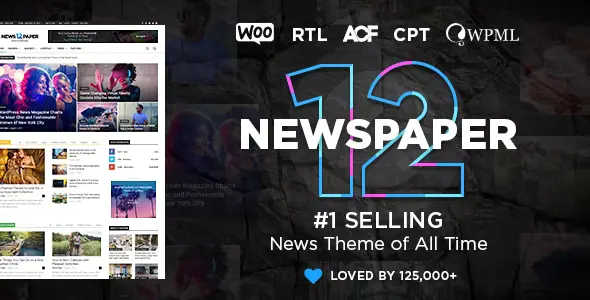 Newspaper News & WooCommerce WordPress Theme