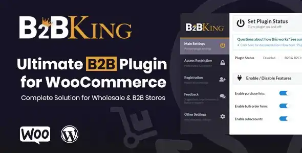 B2BKing The Ultimate WooCommerce B2B & Wholesale Plugin