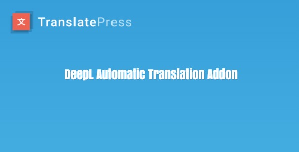 TranslatePress DeepL Automatic Translation