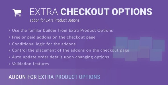 Extra Checkout Options Addon for Product