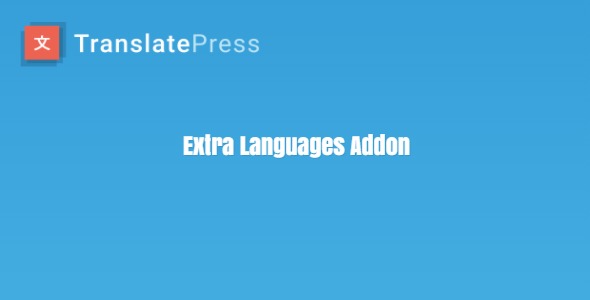 TranslatePress Extra Languages Addon WordPress Plugin