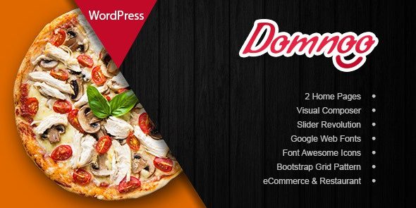 Domnoo Pizza & Restaurant WordPress Theme