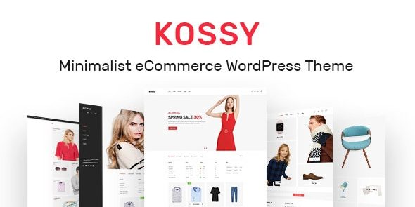 Kossy Minimalist eCommerce WordPress Theme