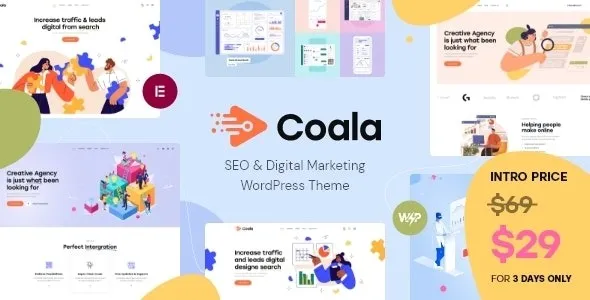 Coala SEO & Digital Marketing WordPress Theme