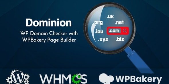 Dominion WP Domain Checker with WPBakery Page Builder