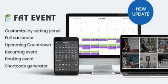 FAT Event WordPress Event and Calendar Booking