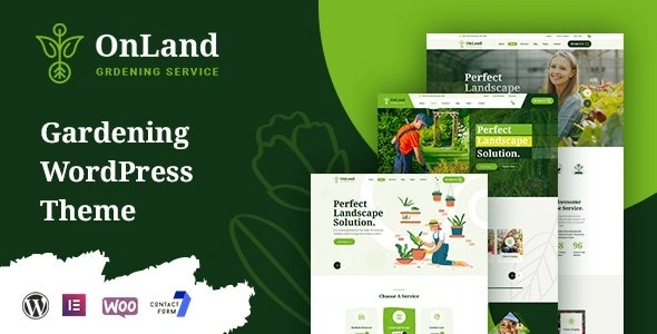 OnLand Gardening WordPress Theme