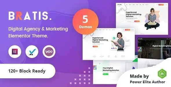 Bratis Digital Marketing WordPress Theme