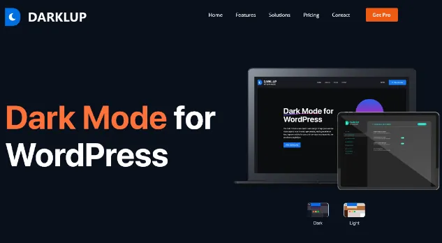 DarkLup Best WordPress Dark Mode Plugin