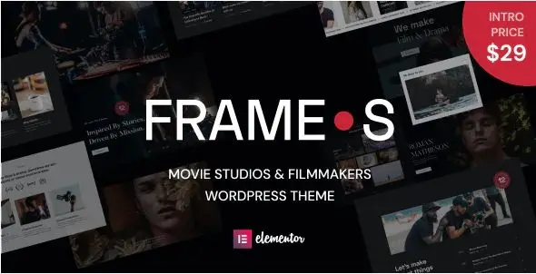 Frames Movie Studios & Filmmakers WordPress theme