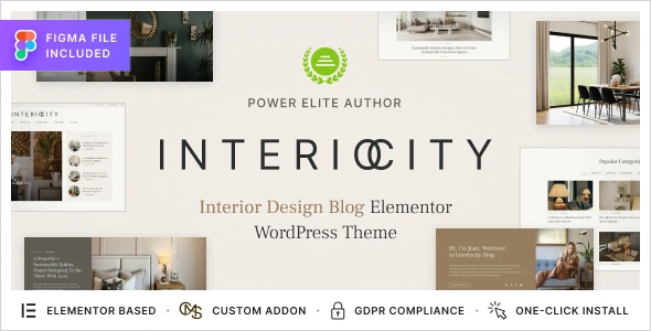 Interiocity Home Decor Blog and Interior Design WordPress Theme