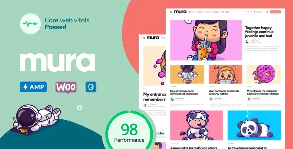 Mura WordPress Theme for Content Creators