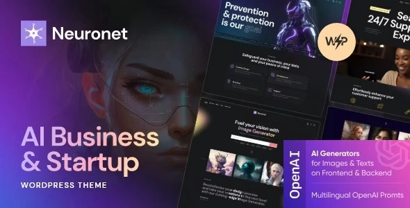 Neuronet AI Startup WordPress Theme