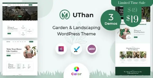 Uthan Landscaping Gardening WordPress theme