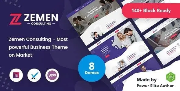 Zemen Multi-Purpose Consulting Business WordPress Theme