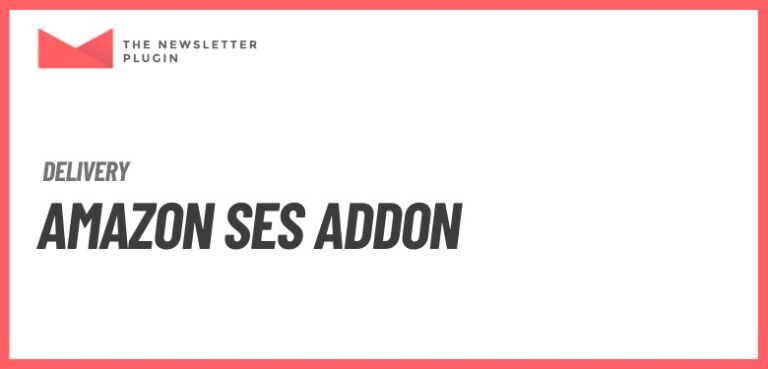 Newsletter - Amazon SES Addon
