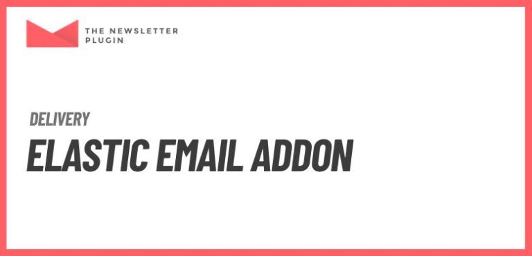 Newsletter - ElasticEmail Addon
