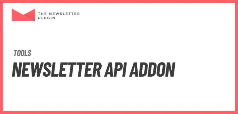 Newsletter -  API Addon