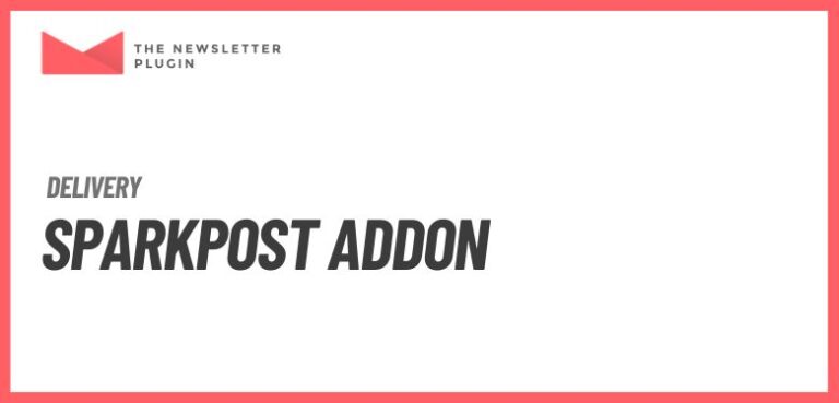 Newsletter - SparkPost Addon