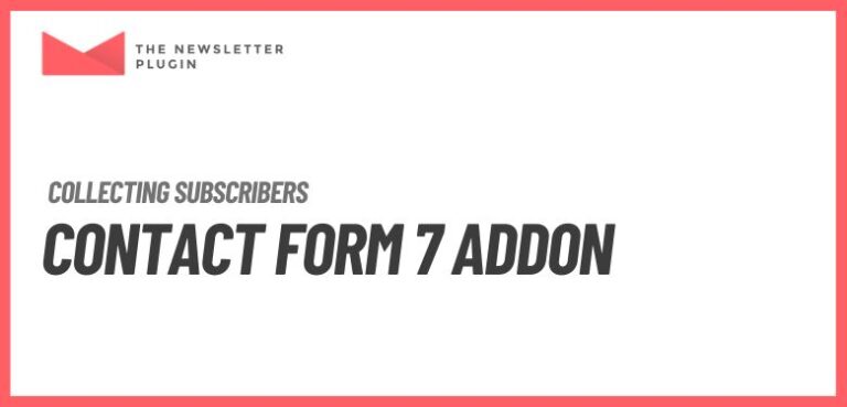 Newsletter - Contact Form 7 Addon
