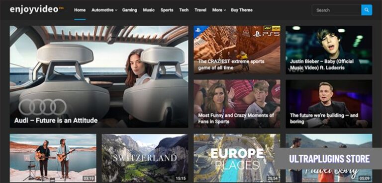 WP EnjoyVideo Pro Theme