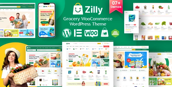 Zilly Grocery Store WooCommerce WordPress Theme