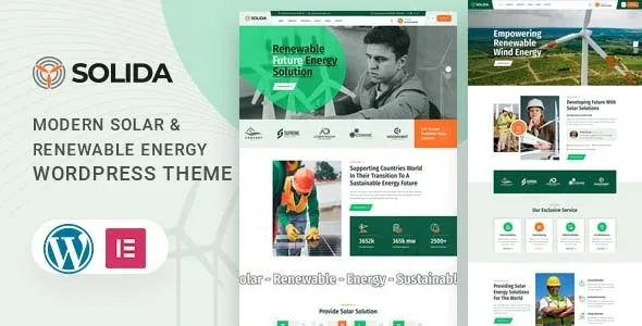 Solida 1.0.1 – Solar & Renewable Energy WordPress Theme