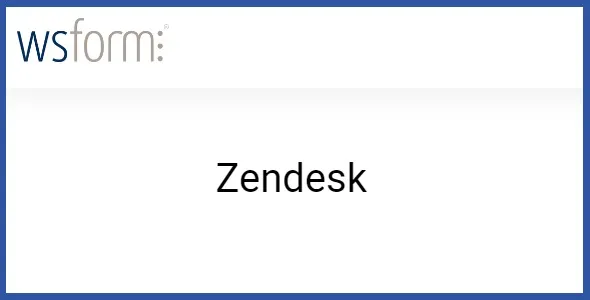 WS Form PRO Zendesk 1.1.4