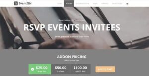 EventOn RSVP Events Invitees Addon