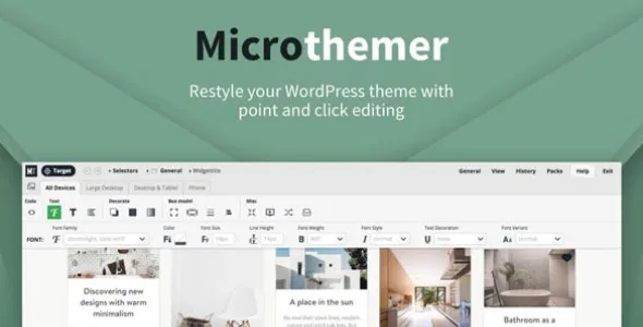 Microthemer - WordPress Visual CSS Editor