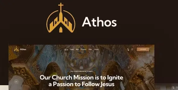 Athos - Orthodox Christian Church WordPress Theme