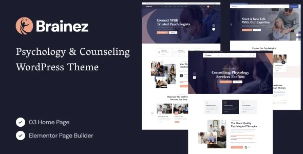 Brainez – Psychology And Counseling WordPress Theme