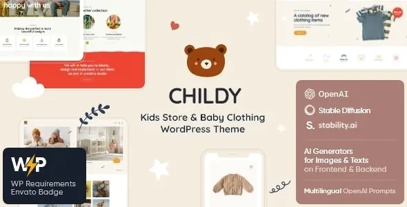 Childy - Kids Store & Baby Clothing WordPress Theme