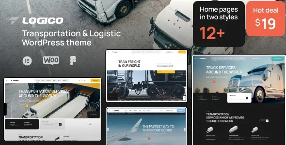 Logico – Transportation & Logistics WordPress Theme