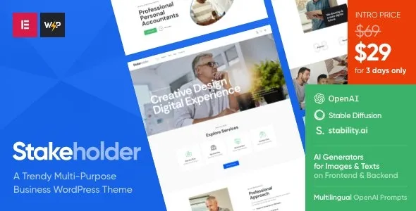 Stakeholder– Business WordPress Theme