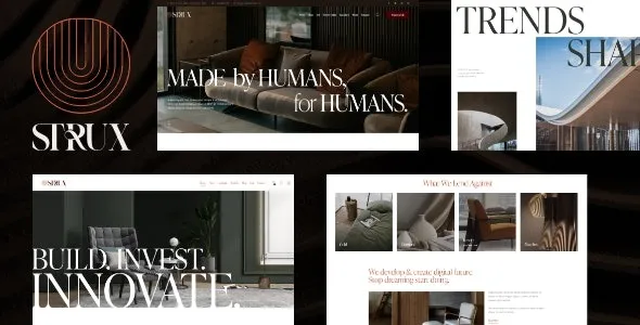 Strux - Architecture & Interior Design WordPress Theme