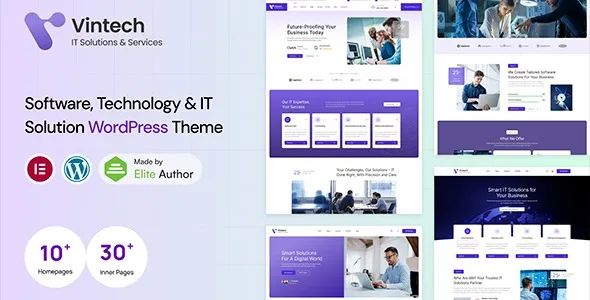 Vintech - Technology & IT Solutions WordPress Theme