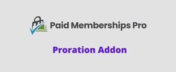 Paid Memberships Pro Proration Add On