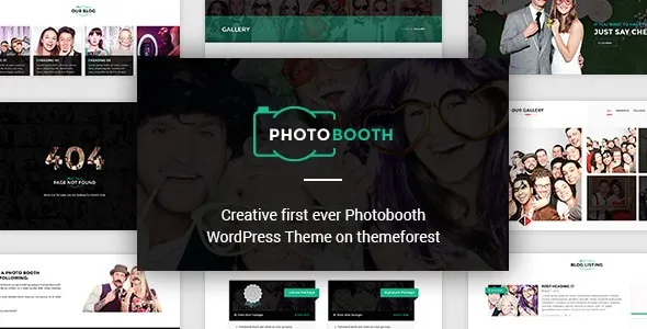 PhotoBooth - Photography Portfolio WordPress Theme