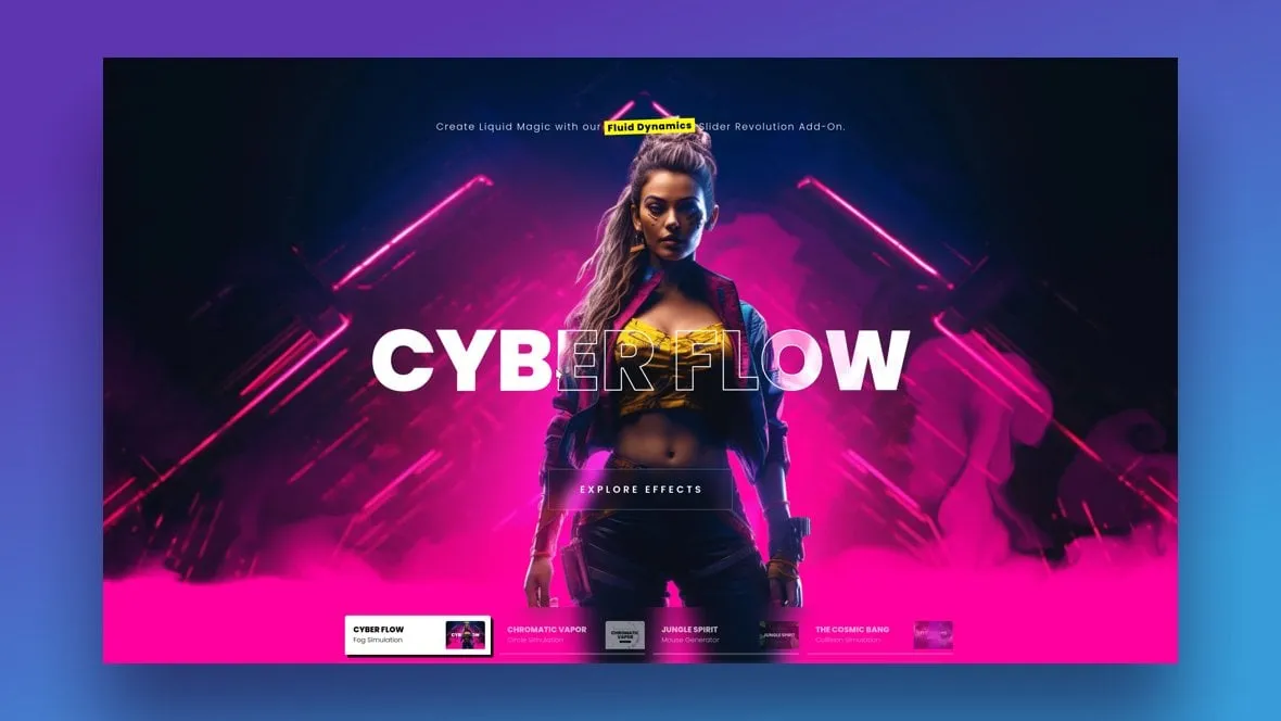 Slider Revolution Fluid Dynamics Add-On