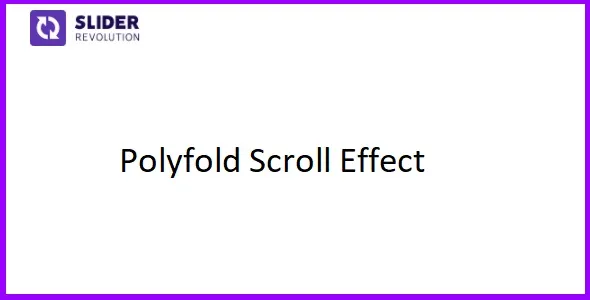 Slider Revolution Polyfold Scroll Add-On