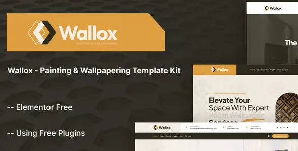 Wallox - Painting & Wallpapering Template Kit