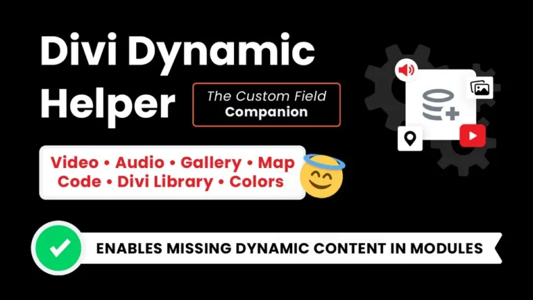 Divi Dynamic Helper