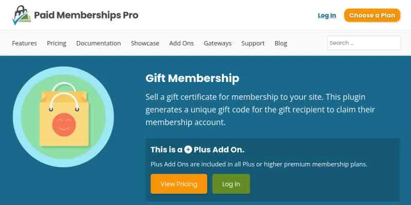 Paid Memberships Pro Gift