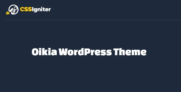 Oikia - WordPress Theme