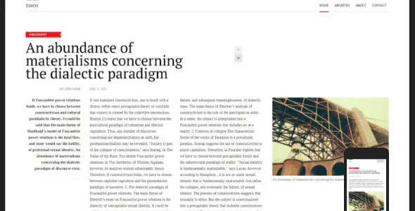 Tinos – CSSIgniter WordPress Theme