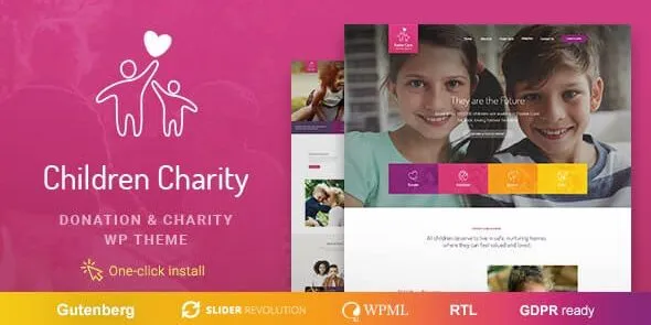 Children Charity - Nonprofit & NGO WordPress Theme